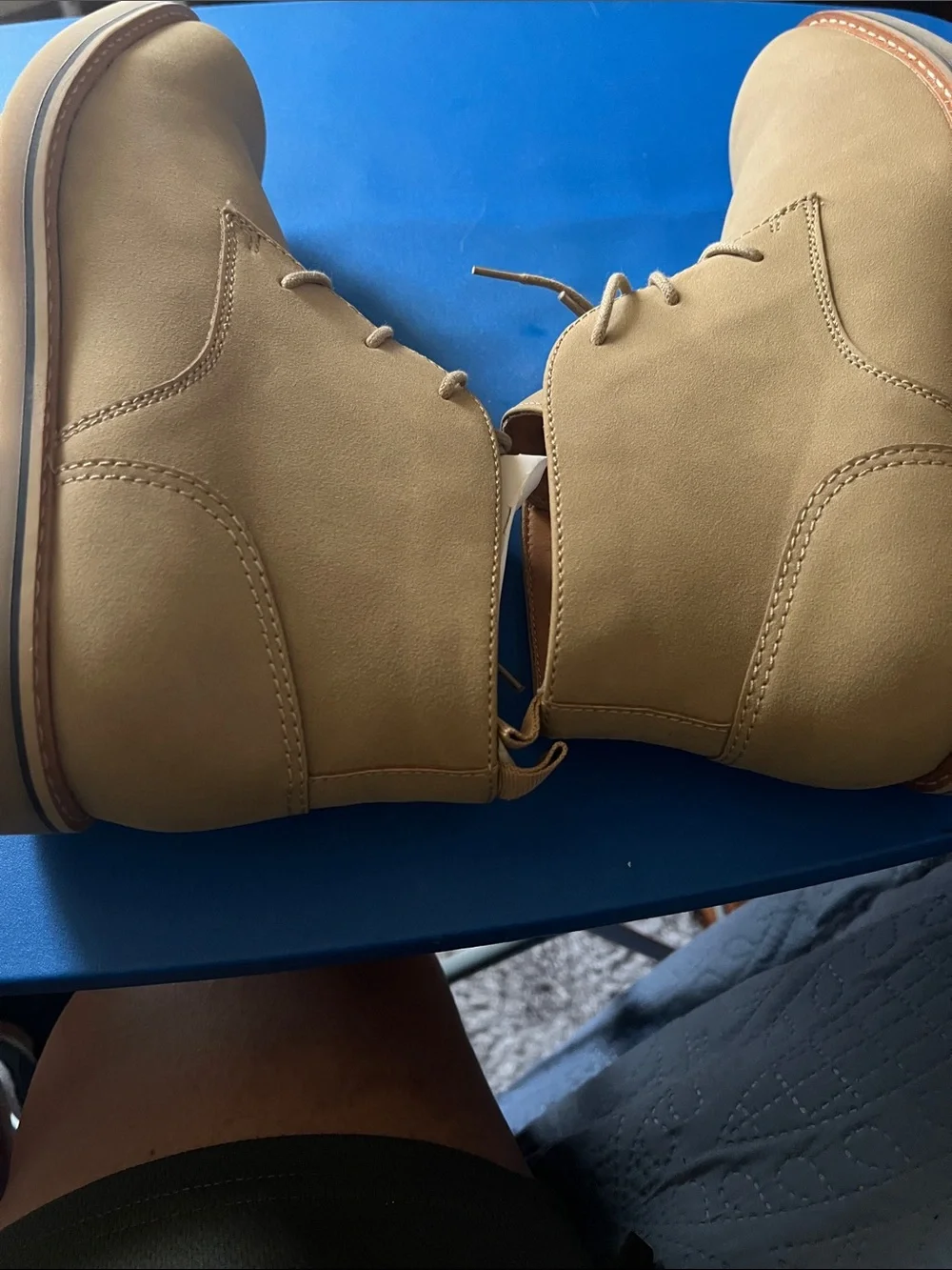 Club Room Taupe Chukka Boots - Lace-Up Casual